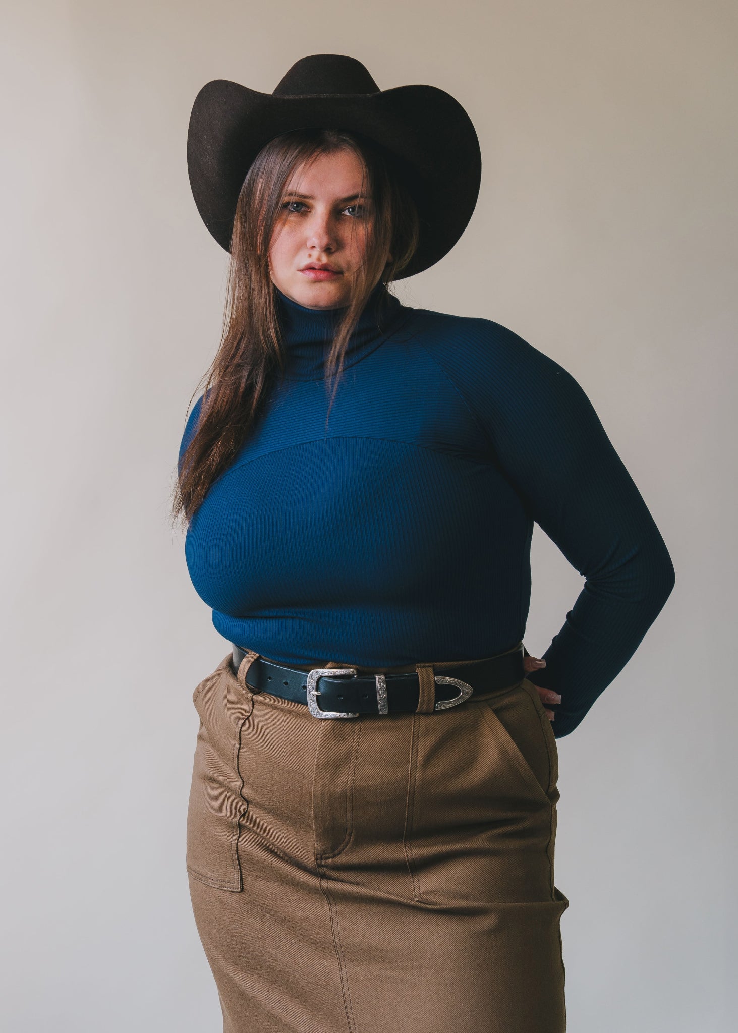 Turnout | Rib Turtleneck Top