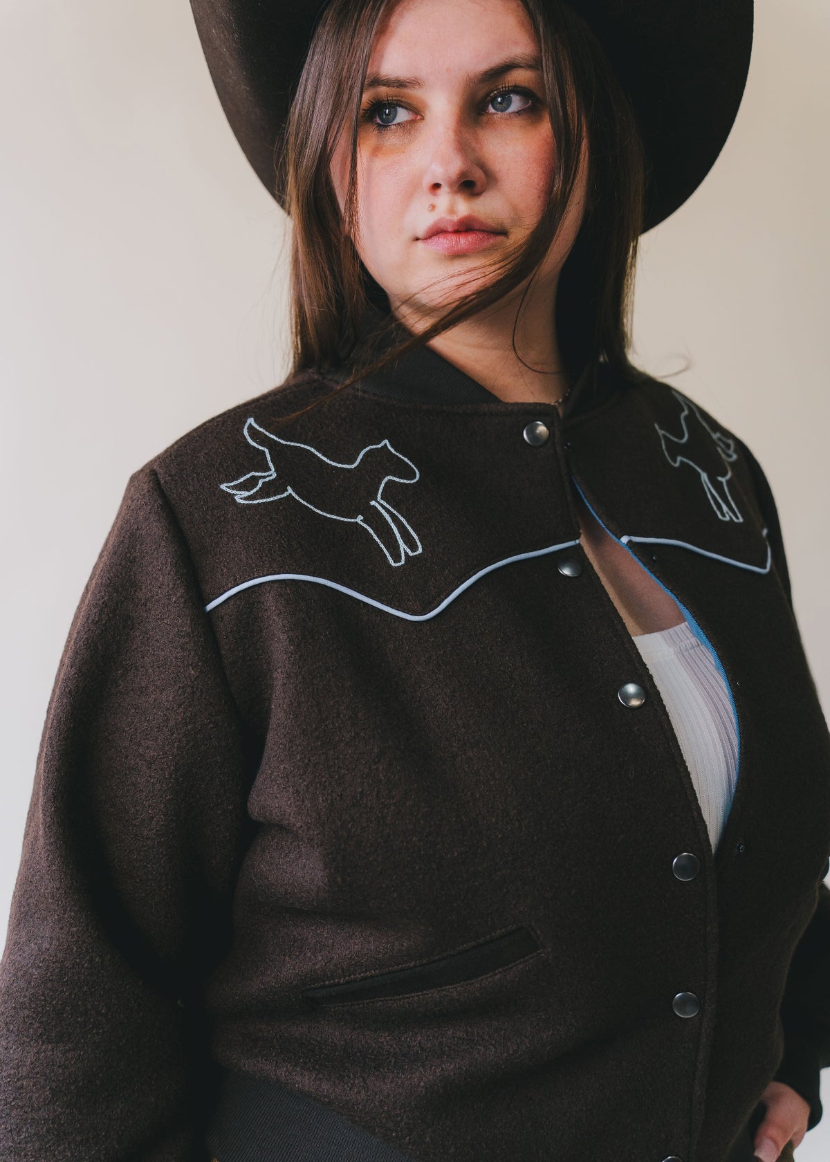 The Lucky | Wool Varsity Jacket