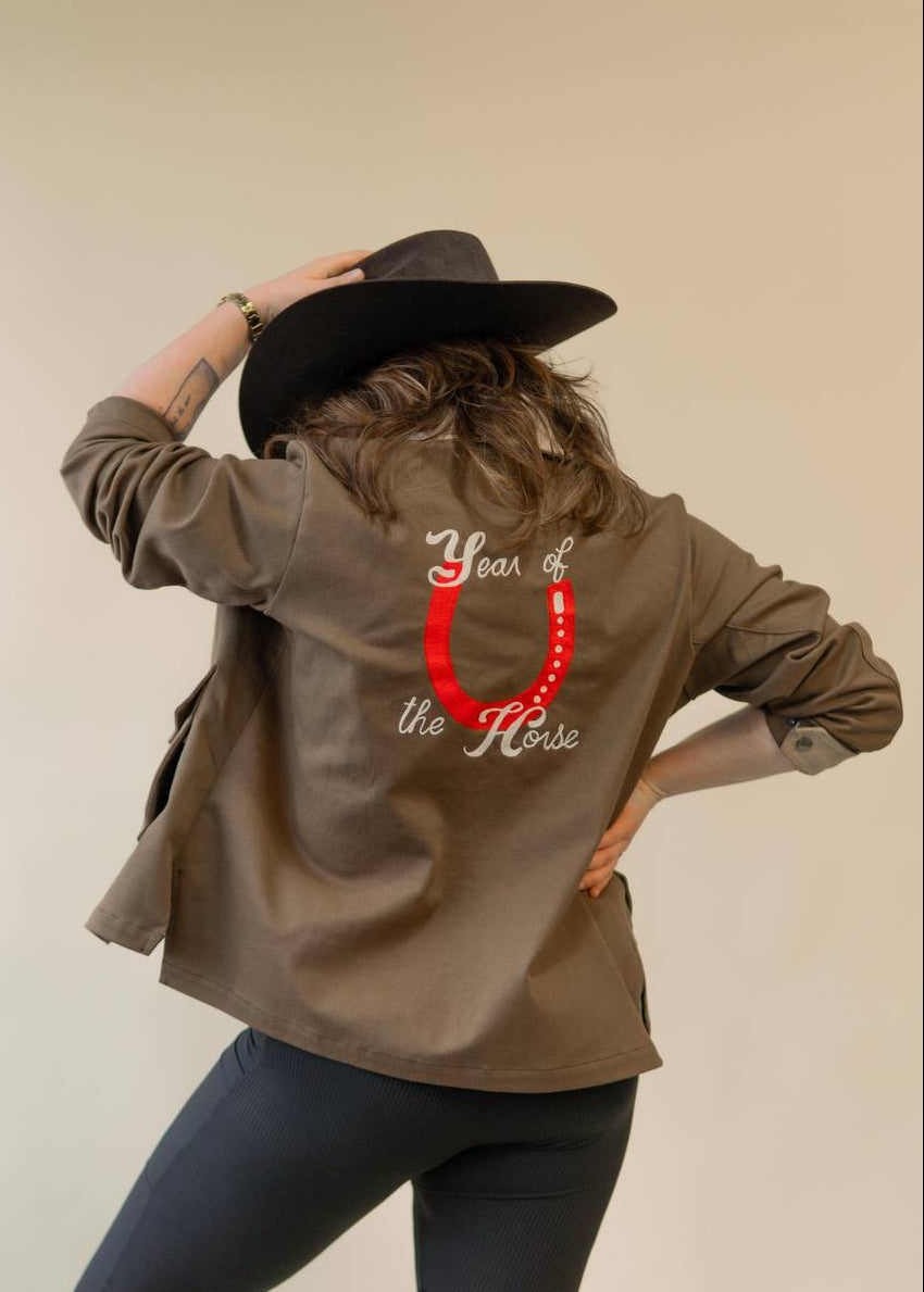 Year of the Horse | Cotton Twill Barn Jacket, Street_and_Saddle, local_plus_size_inclusive_ethical
