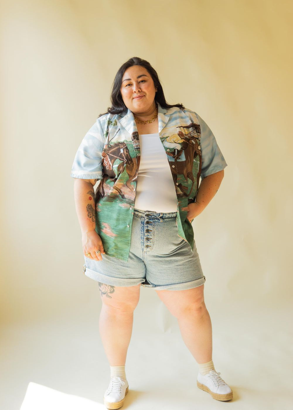 Vaquero | Horse Print Shirt, Street_and_Saddle, local_plus_size_inclusive_ethical