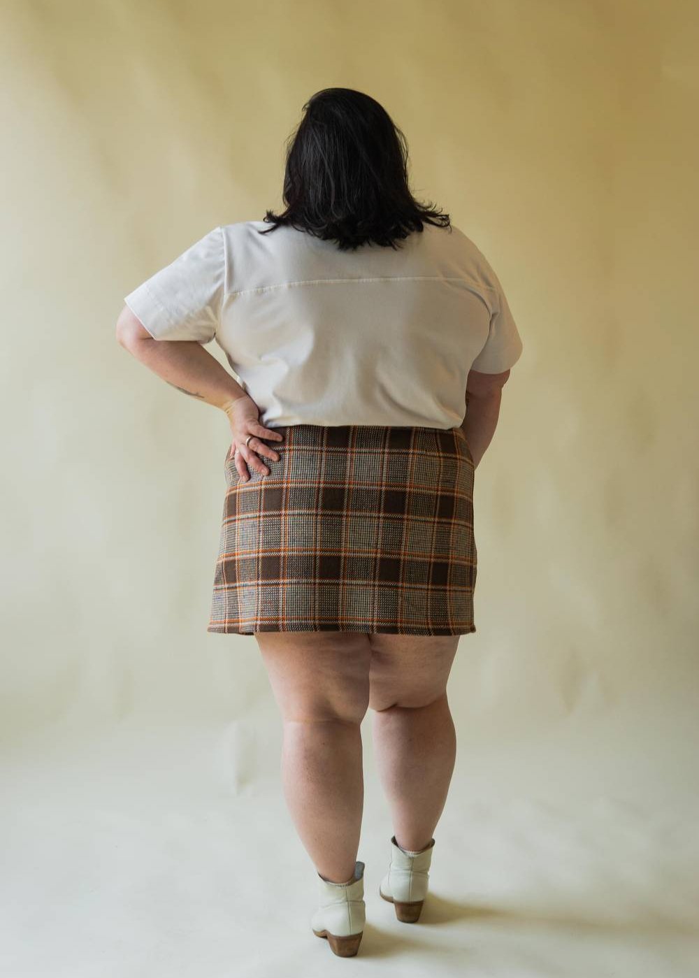 Ascot | Plaid Wool Skirt with Stirrup Buckle, Street_and_Saddle, local_plus_size_inclusive_ethical