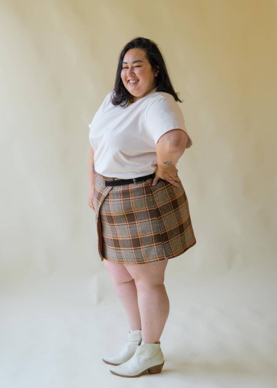 Ascot | Plaid Wool Skirt with Stirrup Buckle, Street_and_Saddle, local_plus_size_inclusive_ethical