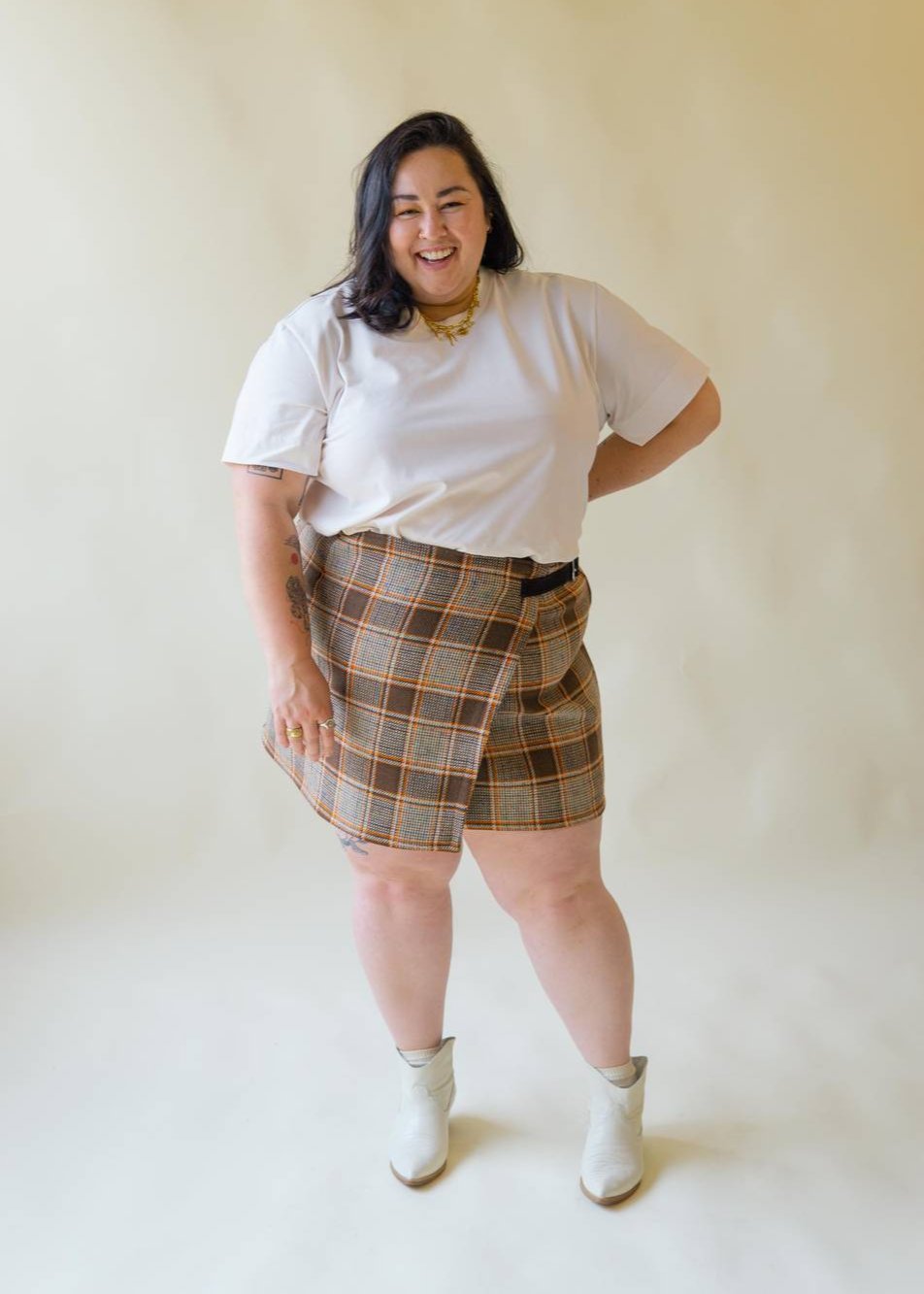 The Stable Tee | White Cotton T-shirt, Street_and_Saddle, local_plus_size_inclusive_ethical