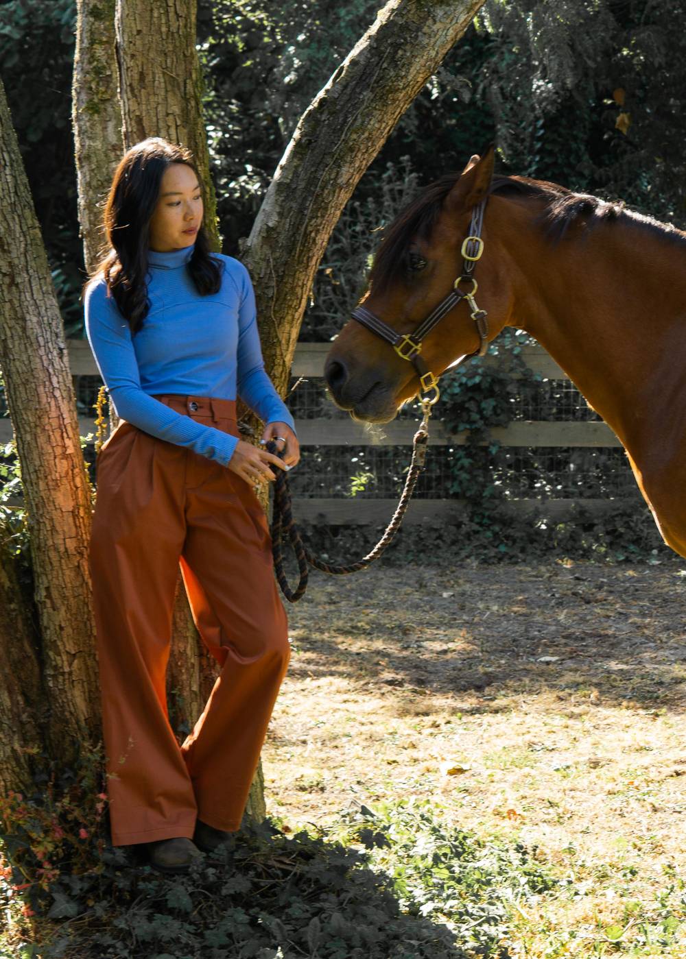 Hickstead | Wide Leg Pleated Cotton Trousers, Street_and_Saddle, local_plus_size_inclusive_ethical