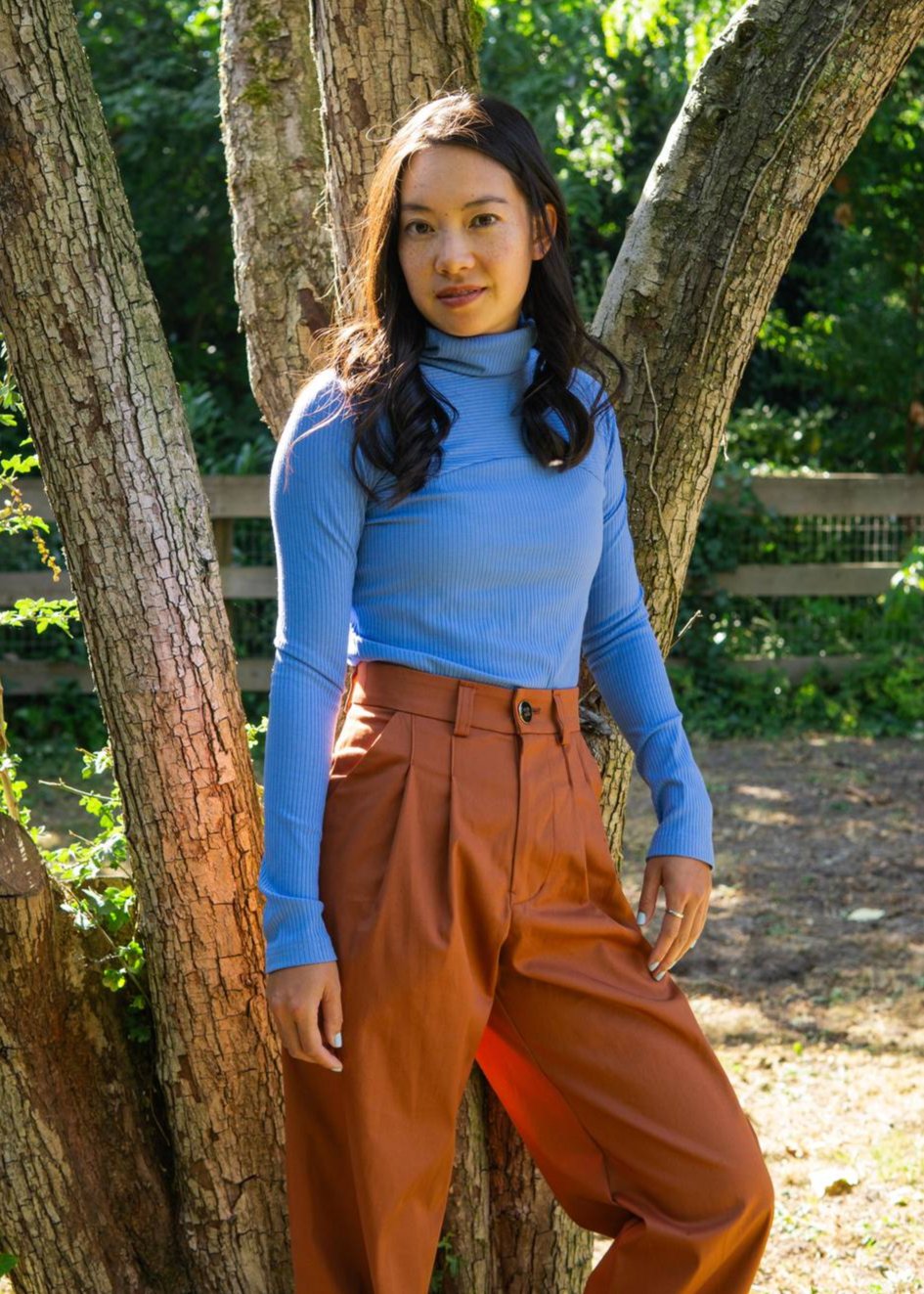 Hickstead | Wide Leg Pleated Cotton Trousers, Street_and_Saddle, local_plus_size_inclusive_ethical