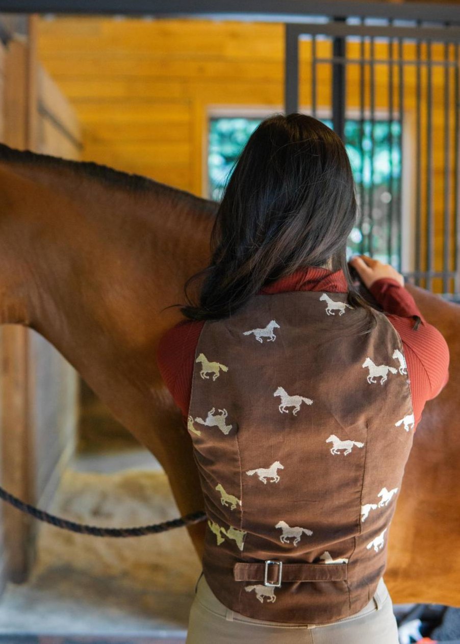 Haflinger | Tailored Corduroy Double Breasted Waistcoat Vest, Street_and_Saddle, local_plus_size_inclusive_ethical