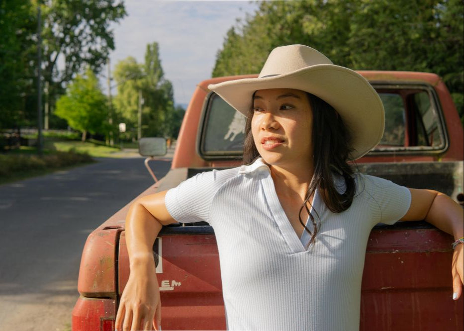 Pinto | Short Sleeve V-Neck Polo Shirt, Street_and_Saddle, local_plus_size_inclusive_ethical