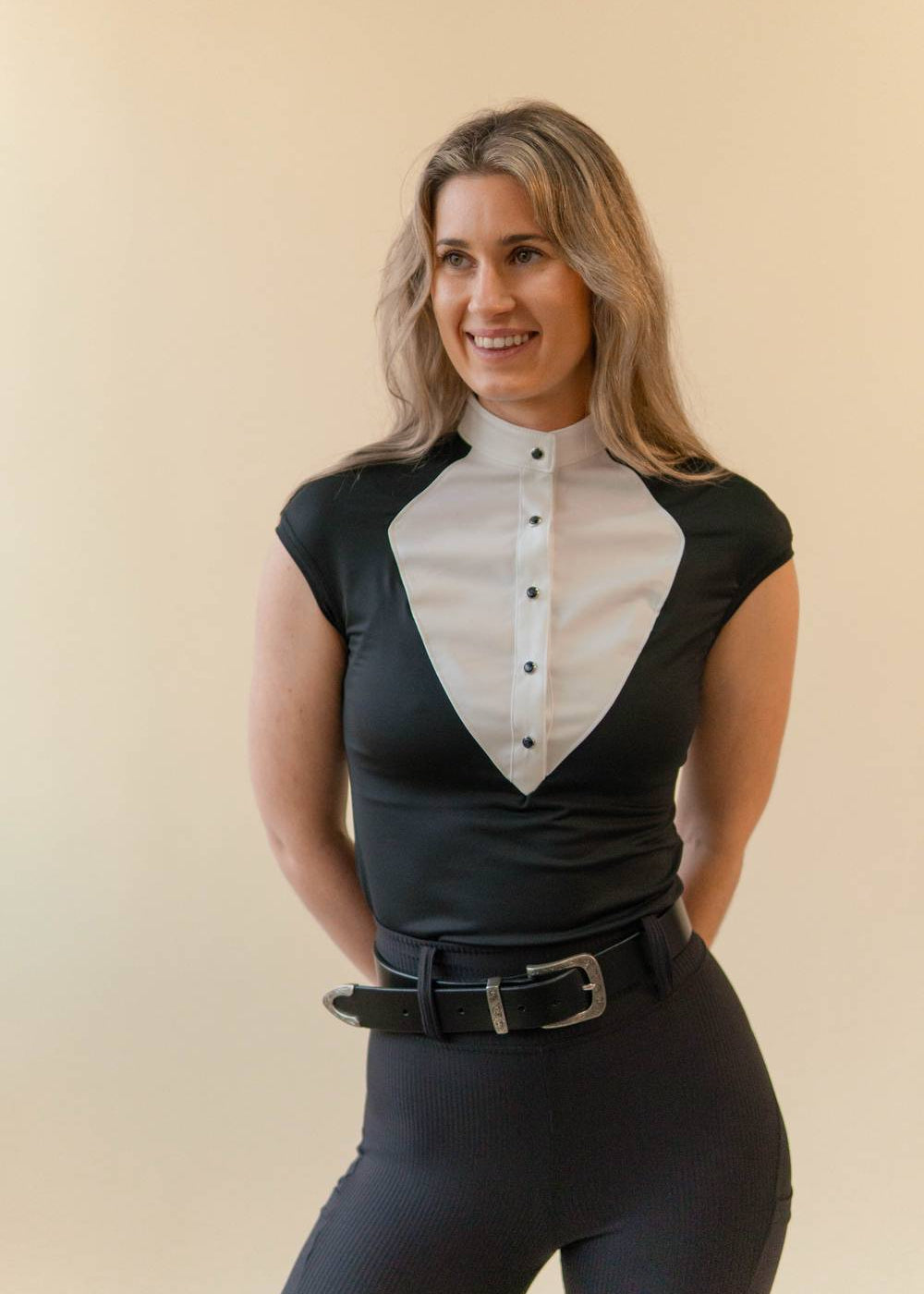 Milton Menasco | Victory Gallop Short Sleeve Show Shirt, Street_and_Saddle, local_plus_size_inclusive_ethical