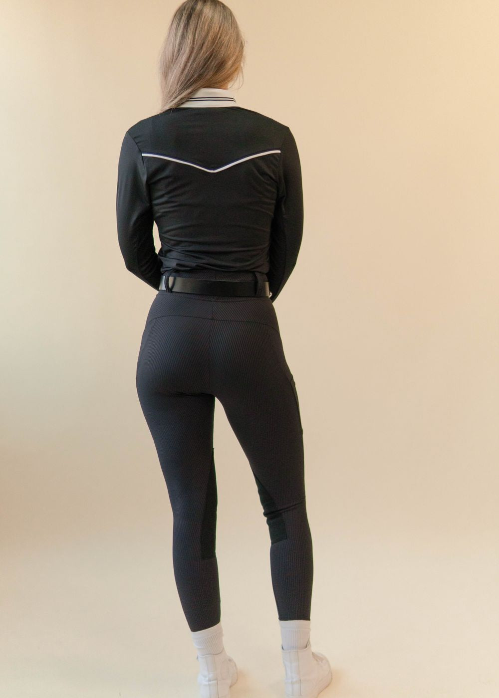 Milton Menasco | Bronco Riding Legging with Knee Patch, Street_and_Saddle, local_plus_size_inclusive_ethical