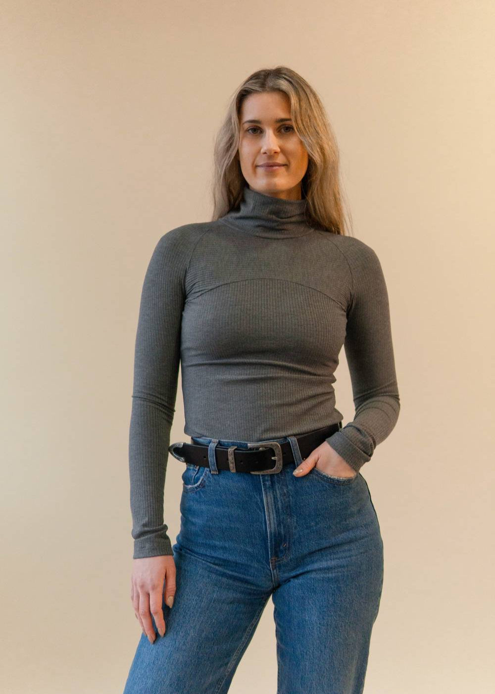 Milton Menasco | Turnout Rib Turtleneck, Street_and_Saddle, local_plus_size_inclusive_ethical