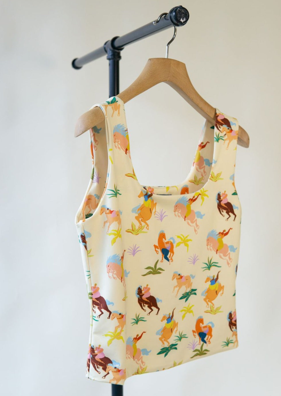 Chatsworth | Horse Print Tank Top, Street_and_Saddle, local_plus_size_inclusive_ethical