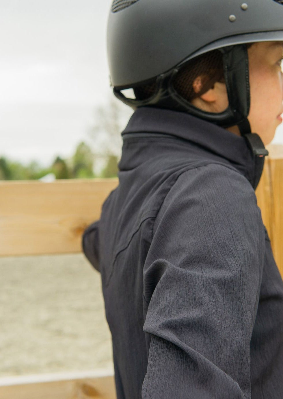 Milton Menasco | Off the Track Windbreaker with Hood, Street_and_Saddle, local_plus_size_inclusive_ethical