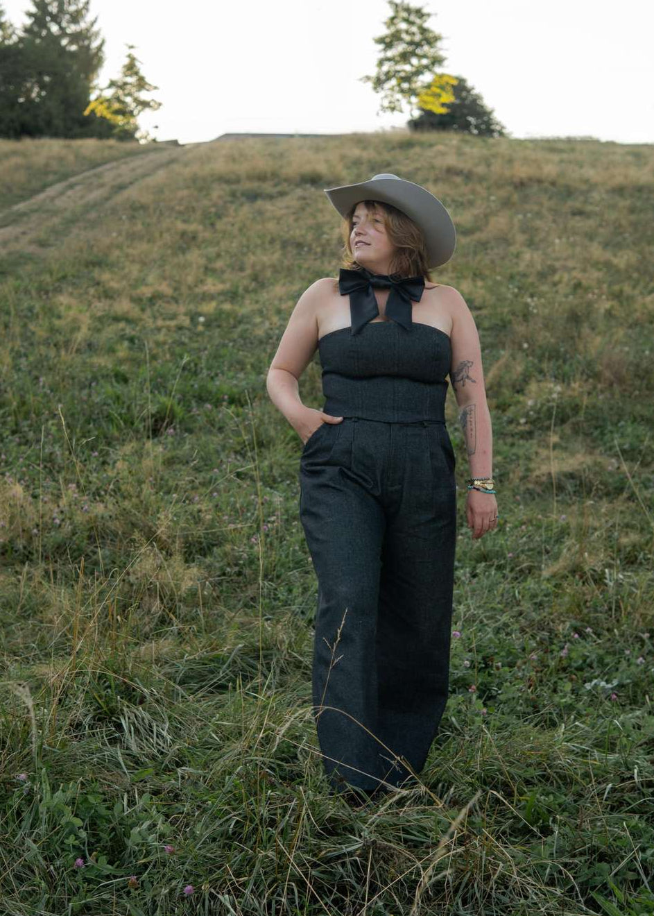 Milton Menasco | Hickstead Black Denim Trousers, Street_and_Saddle, local_plus_size_inclusive_ethical