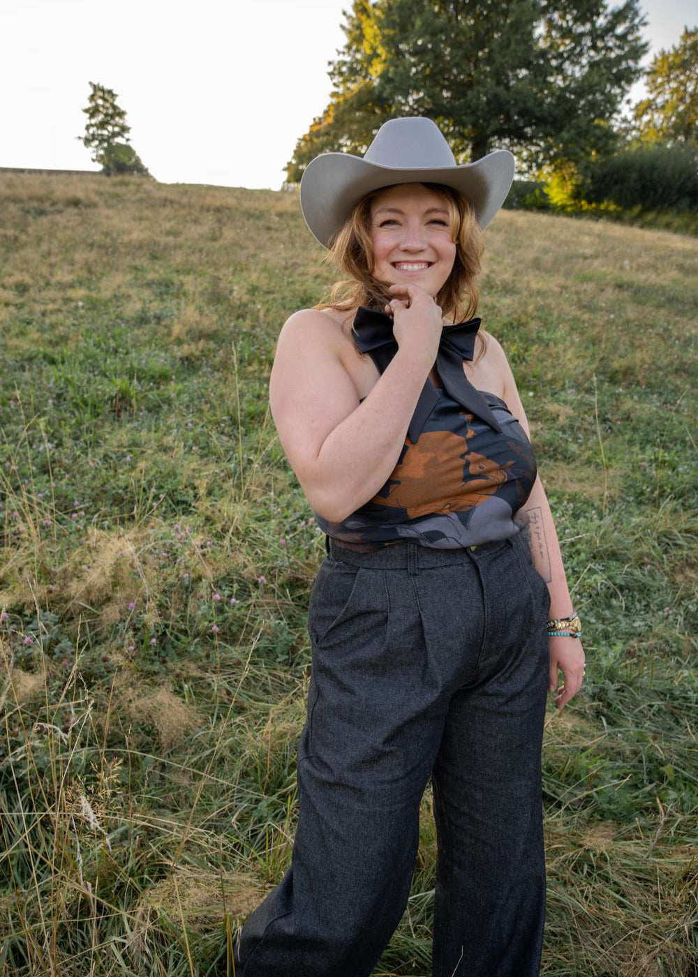 Jockey | Horse Print Wild Rag/Scarf, Street_and_Saddle, local_plus_size_inclusive_ethical