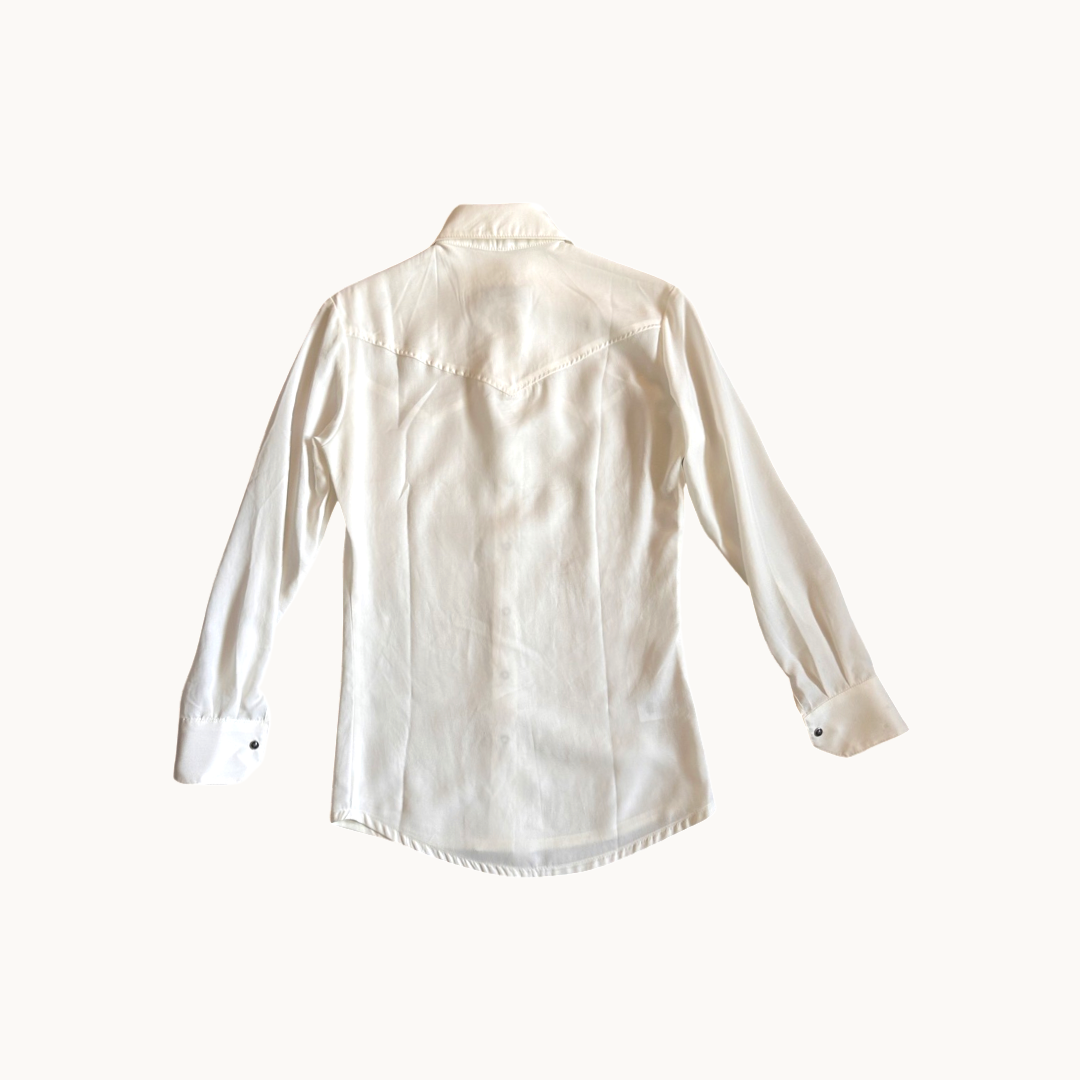 Milton Menasco | Colt White Western Shirt, Street_and_Saddle, local_plus_size_inclusive_ethical