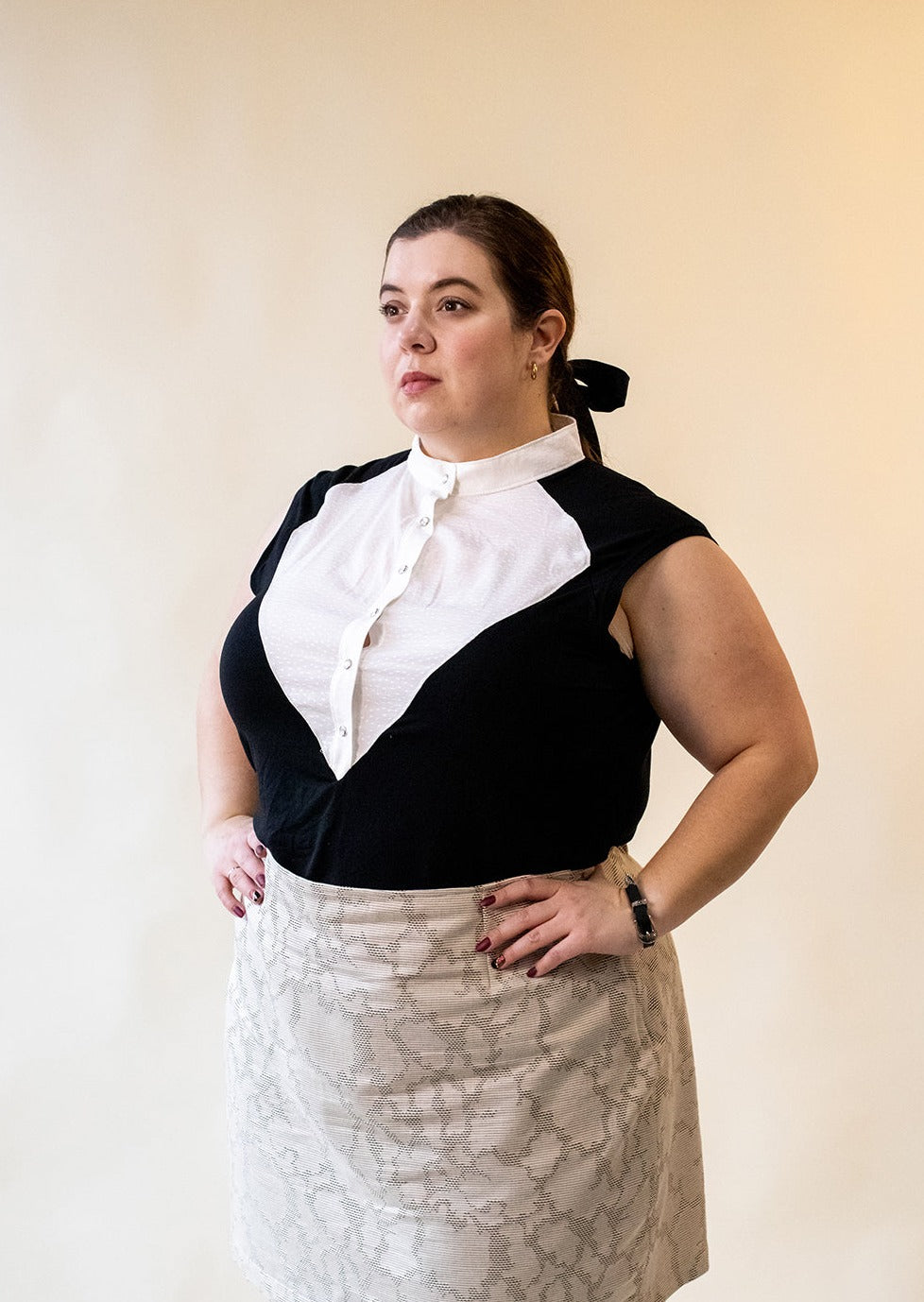 Milton Menasco | Victory Gallop Sleeveless Equestrian Top, Street_and_Saddle, local_plus_size_inclusive_ethical