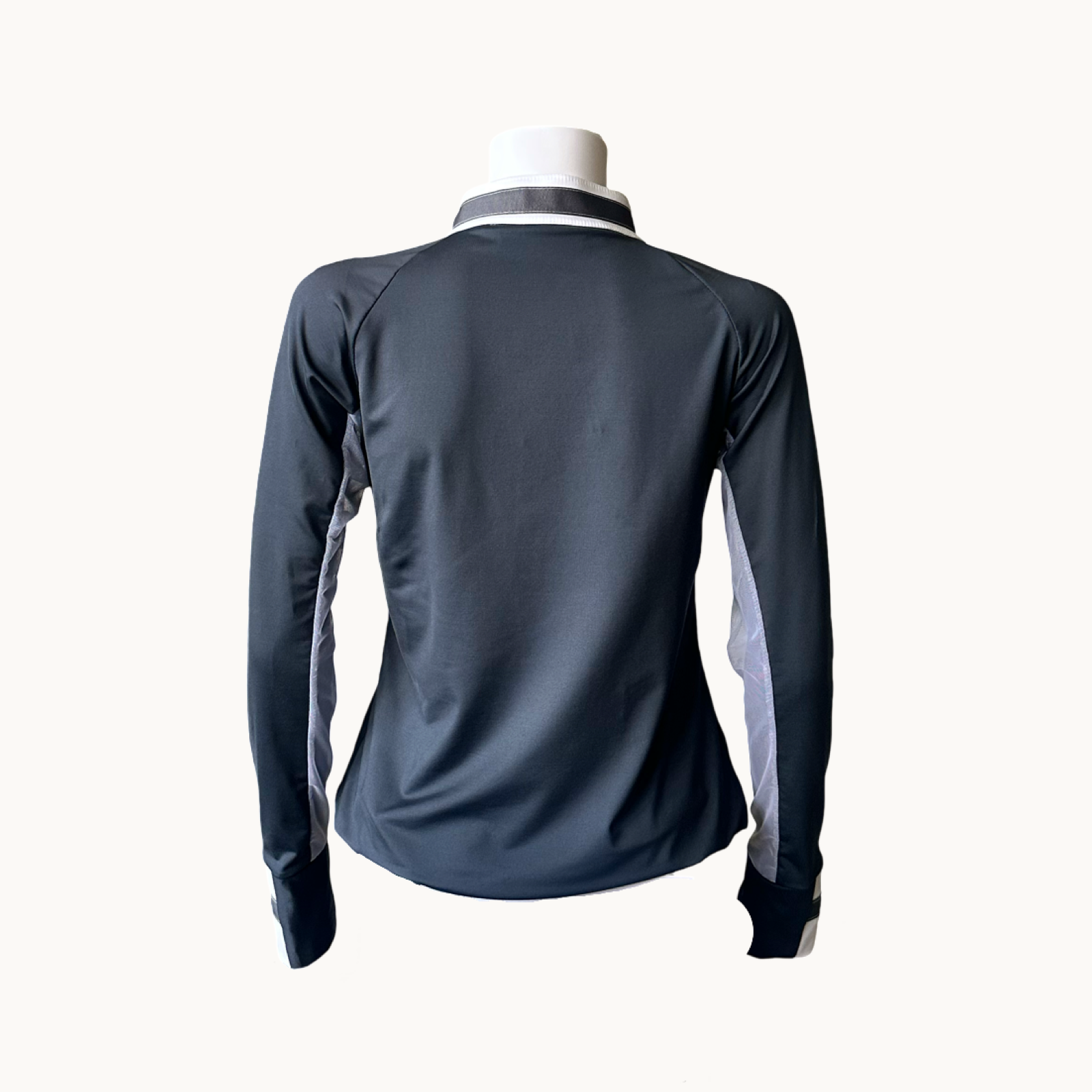 Milton Menasco | Gimme Ribbon Equestrian Top with Mesh Undersleeves, Street_and_Saddle, local_plus_size_inclusive_ethical