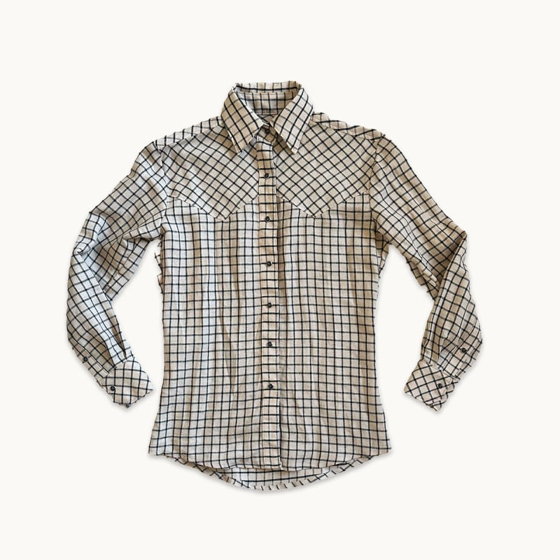 Milton Menasco | Colt Check Western Shirt, Street_and_Saddle, local_plus_size_inclusive_ethical