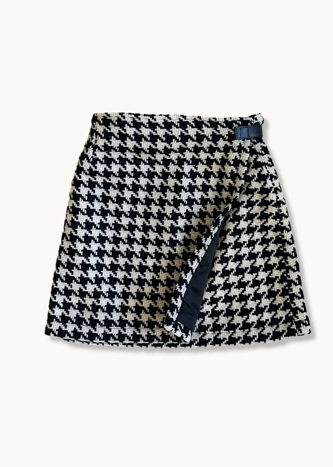 Milton Menasco | Ascot Houndstooth Wool Skirt, Street_and_Saddle, local_plus_size_inclusive_ethical