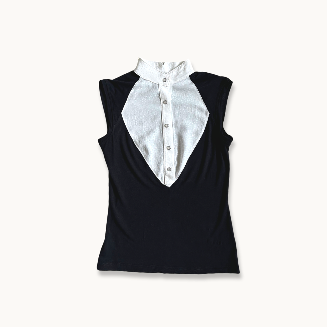 Milton Menasco | Victory Gallop Sleeveless Equestrian Top, Street_and_Saddle, local_plus_size_inclusive_ethical