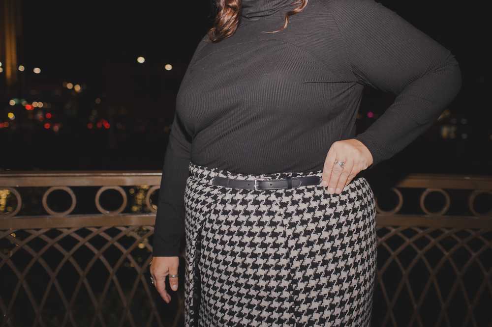 Milton Menasco | Ascot Houndstooth Wool Skirt, Street_and_Saddle, local_plus_size_inclusive_ethical