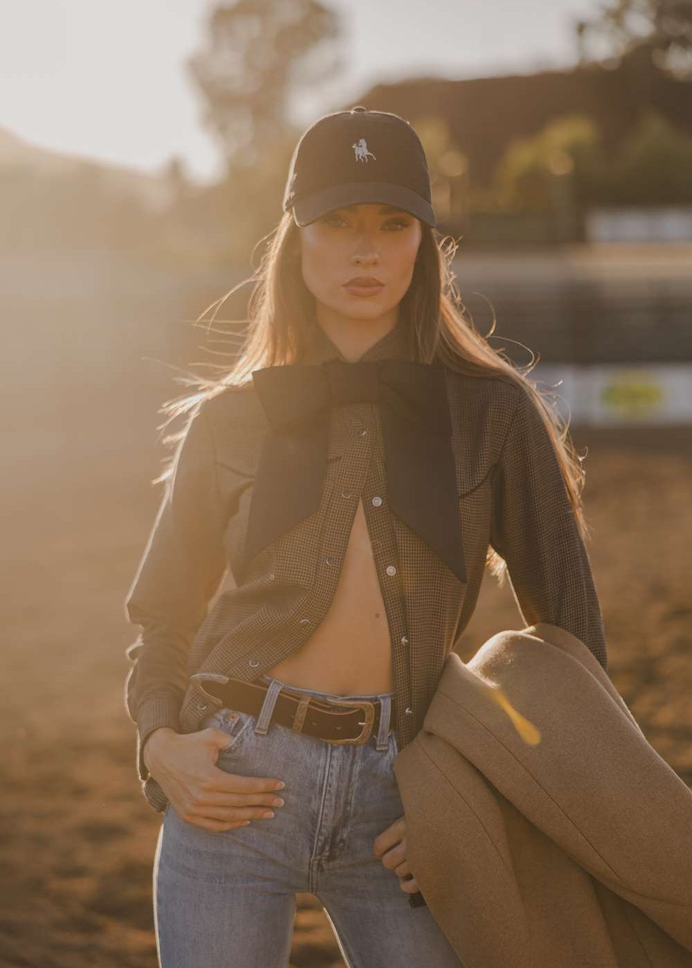 Milton Menasco | Colt Houndstooth Western Shirt, Street_and_Saddle, local_plus_size_inclusive_ethical