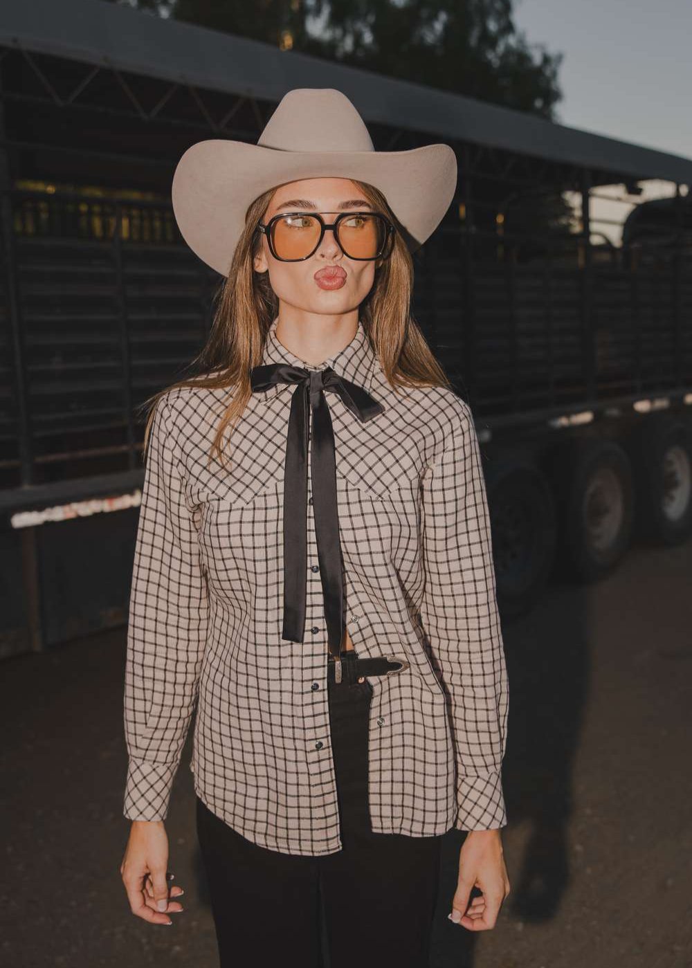 Milton Menasco | Colt Check Western Shirt, Street_and_Saddle, local_plus_size_inclusive_ethical