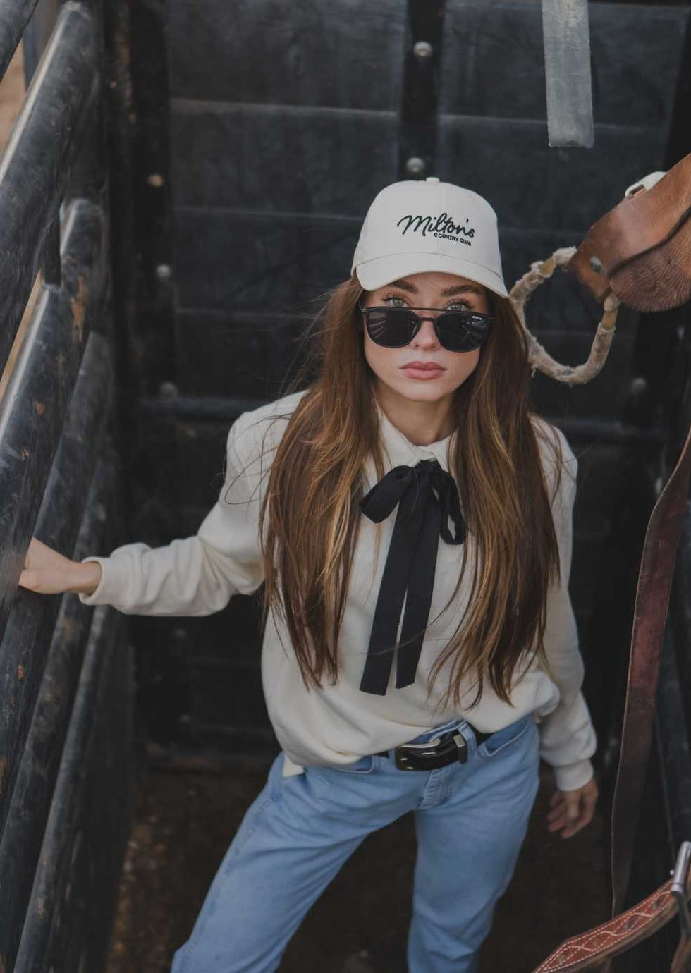 Milton Menasco | Lariat Satin Ribbon Tie, Street_and_Saddle, local_plus_size_inclusive_ethical