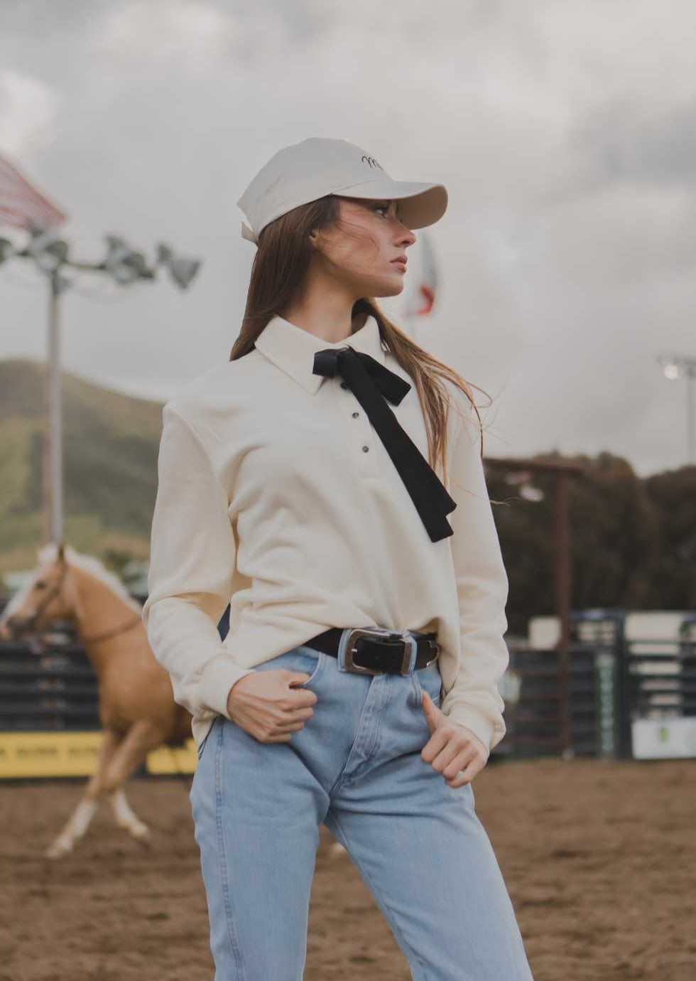 Milton Menasco | Lariat Satin Ribbon Tie, Street_and_Saddle, local_plus_size_inclusive_ethical