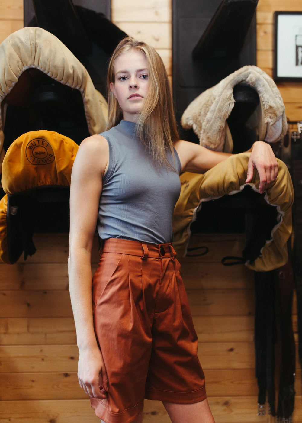 Jumper | Sleeveless Mockneck Knit Top, Street_and_Saddle, local_plus_size_inclusive_ethical