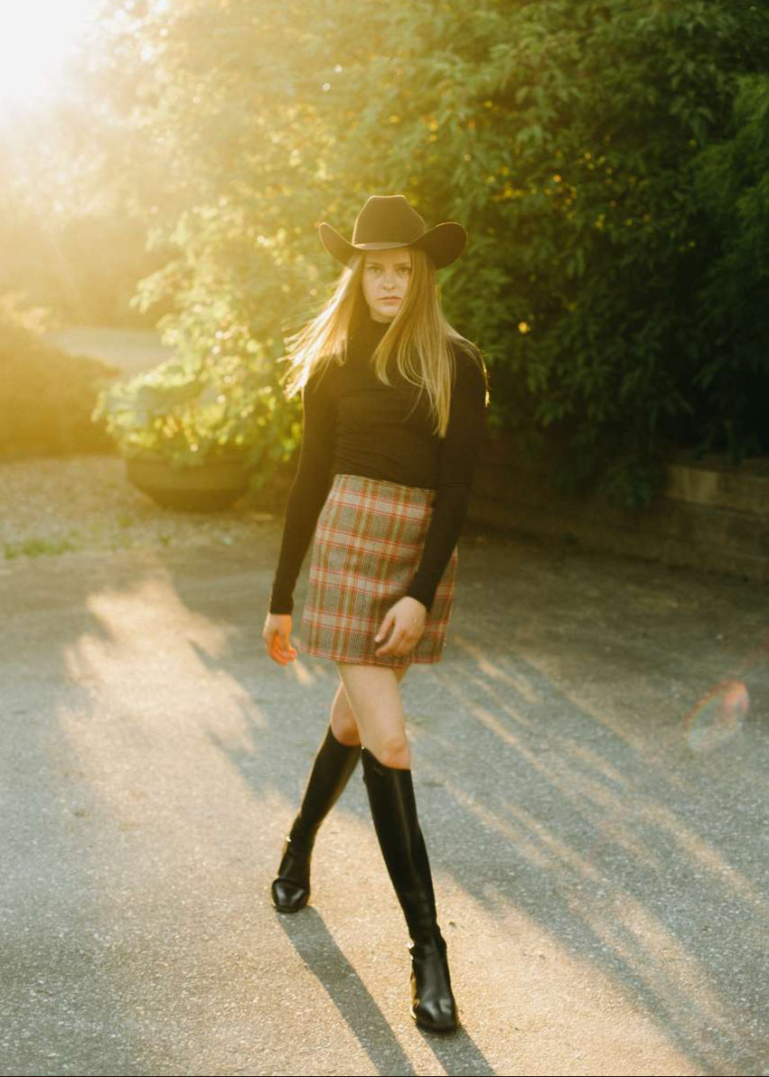 Ascot | Wool Plaid Skirt, Street_and_Saddle, local_plus_size_inclusive_ethical