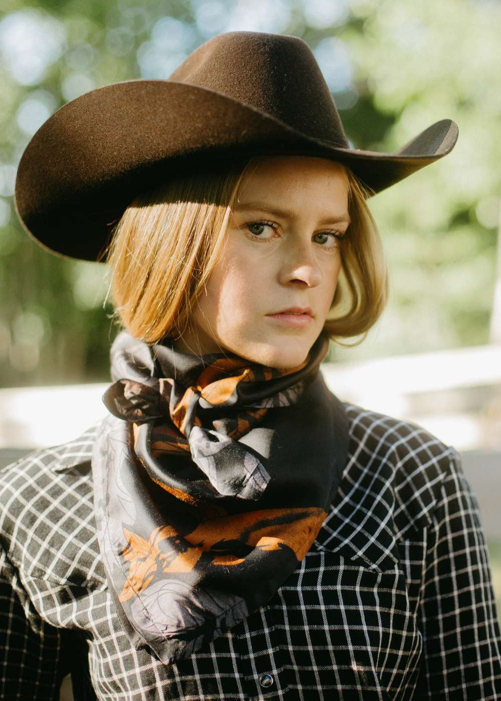 Jockey | Horse Print Wild Rag/Scarf, Street_and_Saddle, local_plus_size_inclusive_ethical