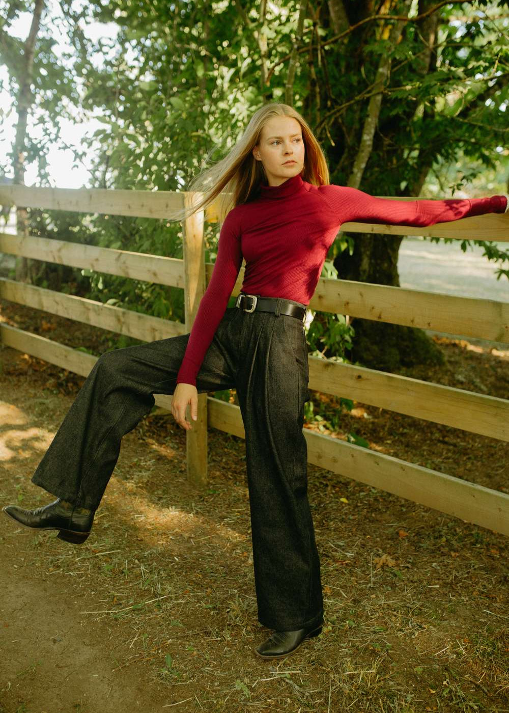 Turnout | Rib Turtleneck Top, Street_and_Saddle, local_plus_size_inclusive_ethical