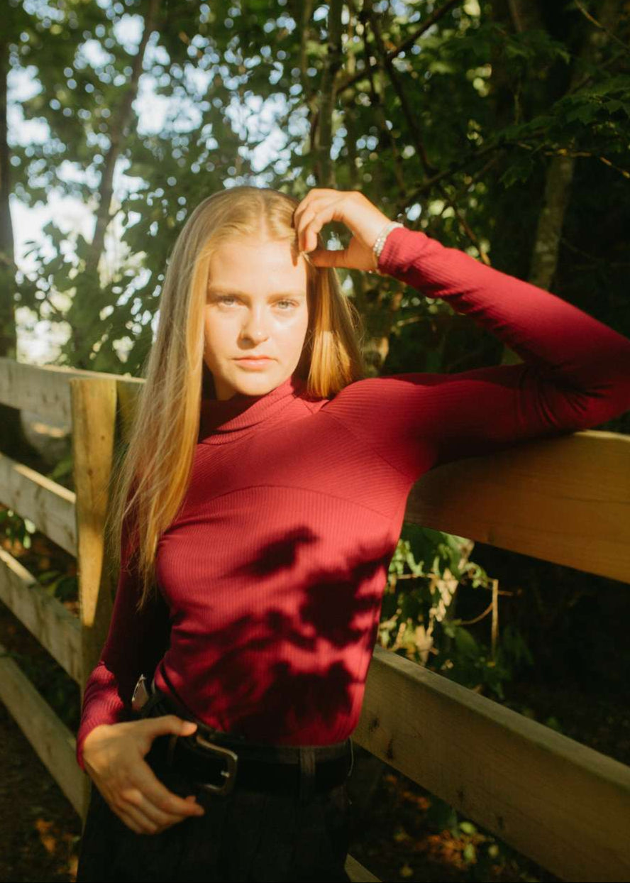 Turnout | Rib Turtleneck Top, Street_and_Saddle, local_plus_size_inclusive_ethical