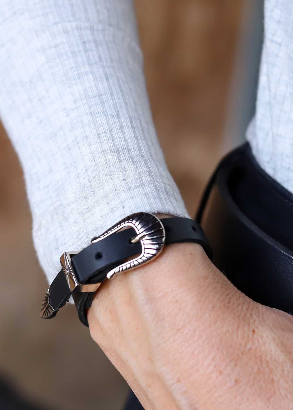 Milton Menasco | Outlaw Leather Bracelet - Street and Saddle