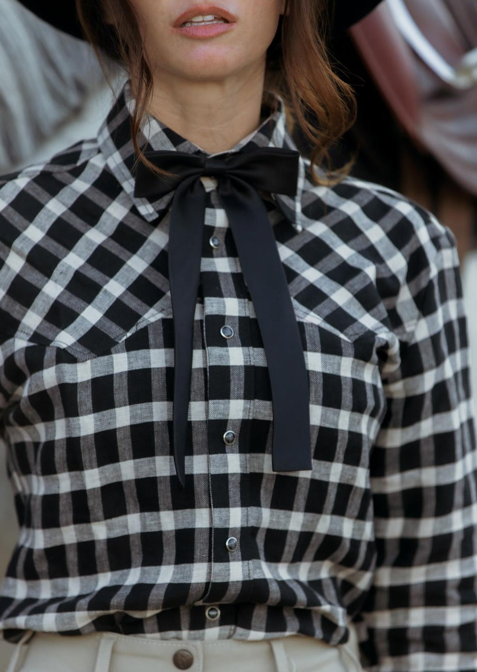 Milton Menasco | Lariat Satin Ribbon Tie - Street and Saddle