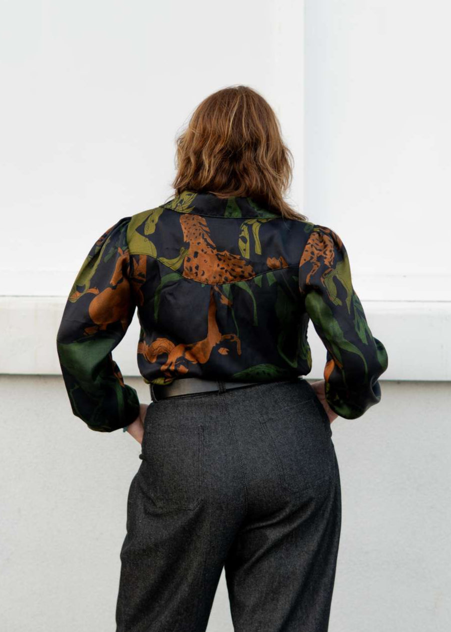 Milton Menasco | Hickstead Black Denim Trousers, Street_and_Saddle, local_plus_size_inclusive_ethical