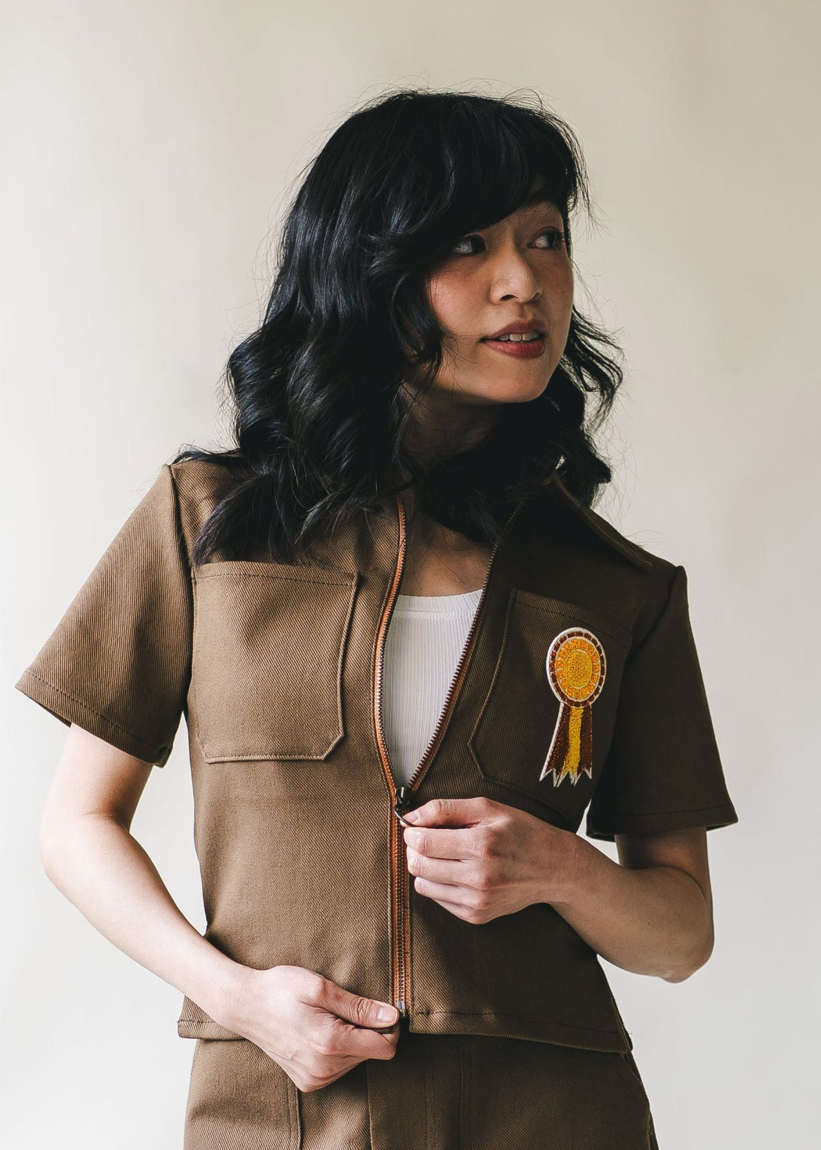 Filly | Cropped Work Shirt