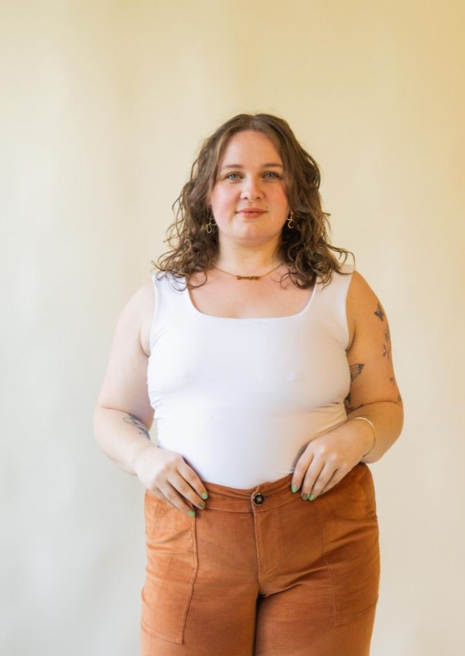Milton Menasco | Chatsworth Square Neck Tank Top, Street_and_Saddle, local_plus_size_inclusive_ethical