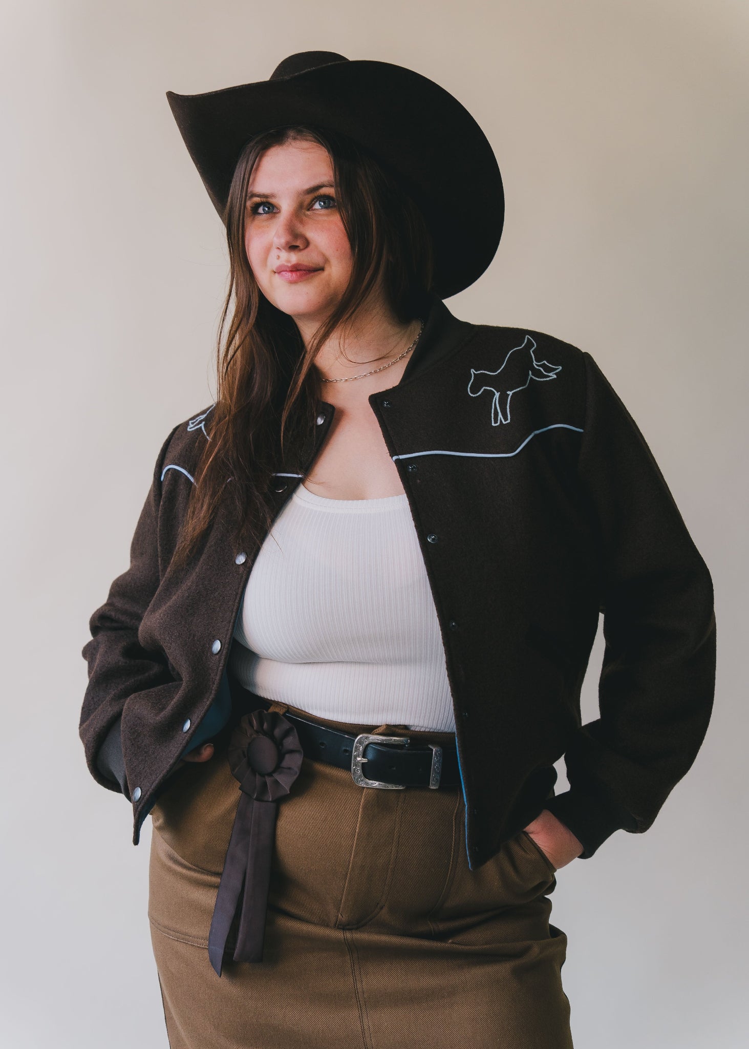The Lucky | Wool Varsity Jacket