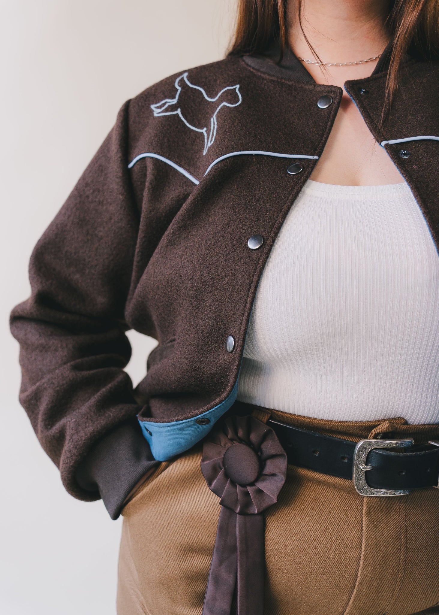 The Lucky | Wool Varsity Jacket