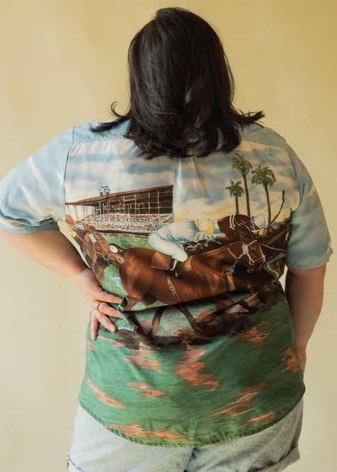 Vaquero | Horse Print Shirt, Street_and_Saddle, local_plus_size_inclusive_ethical