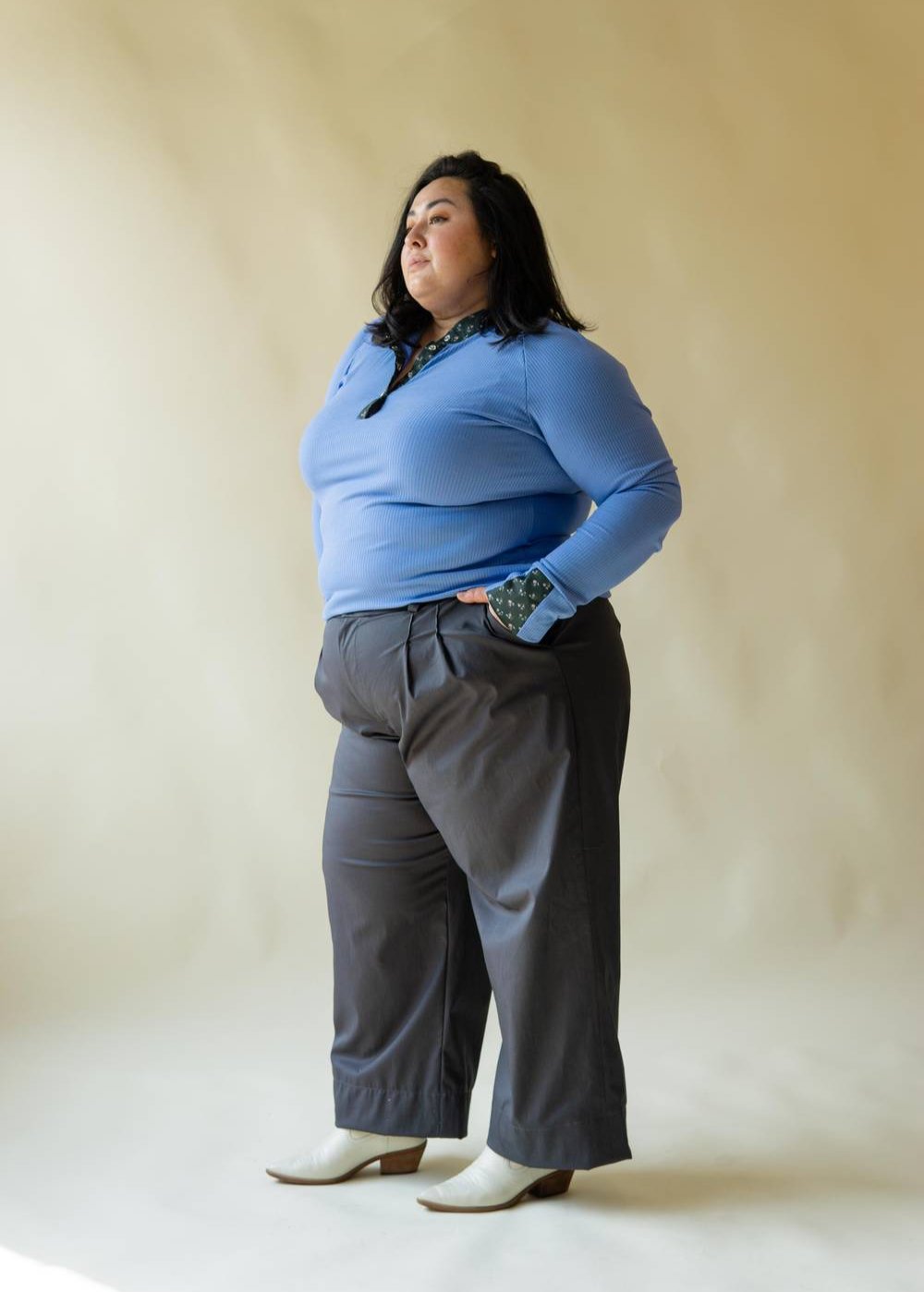 Hickstead | Wide Leg Pleated Cotton Trousers, Street_and_Saddle, local_plus_size_inclusive_ethical