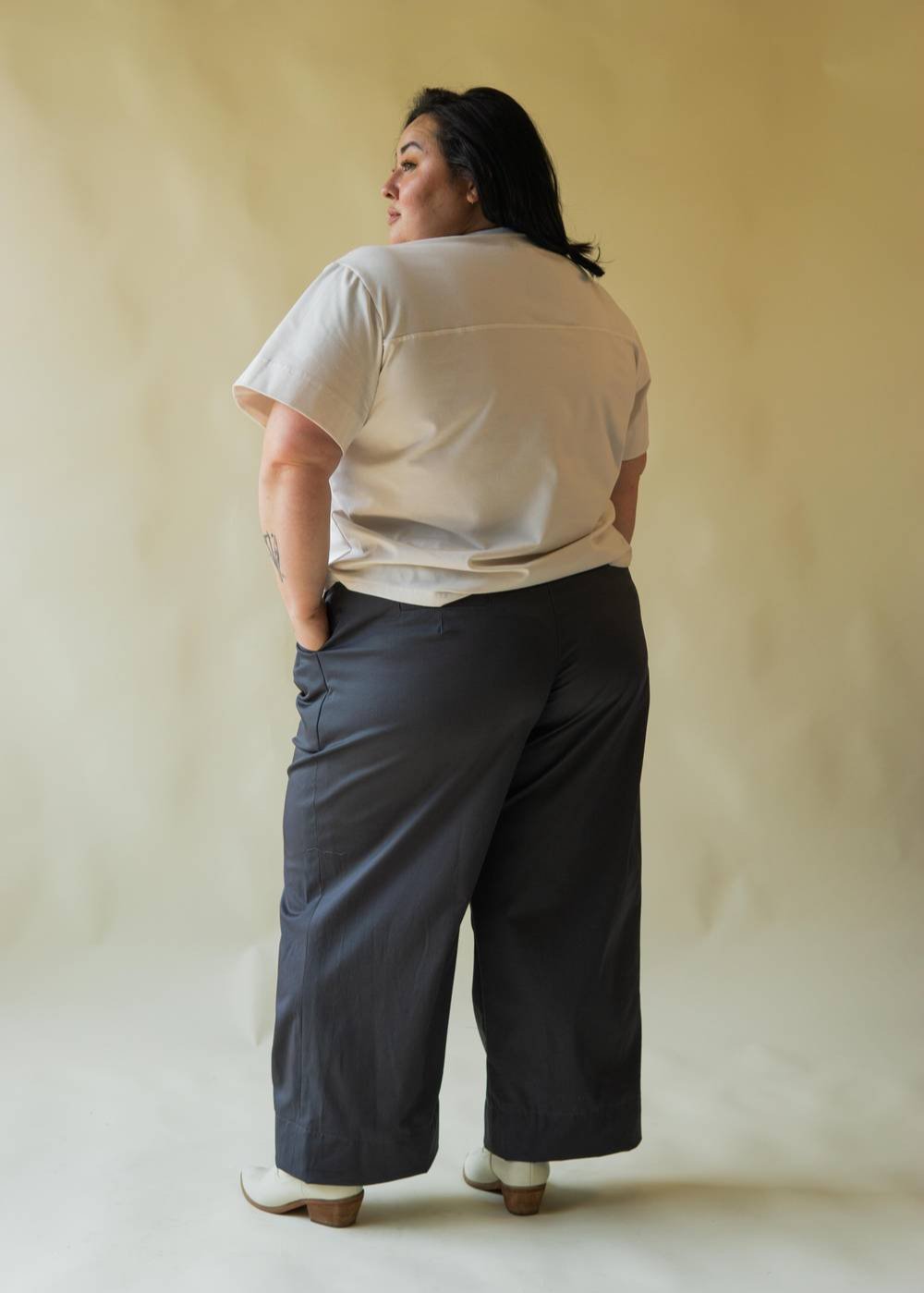 The Stable Tee | White Cotton T-shirt, Street_and_Saddle, local_plus_size_inclusive_ethical