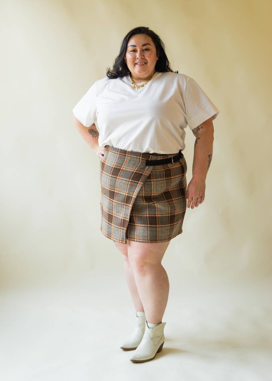 The Stable Tee | White Cotton T-shirt, Street_and_Saddle, local_plus_size_inclusive_ethical