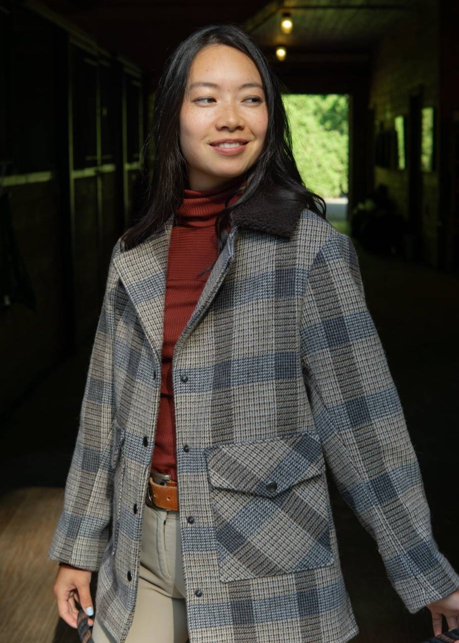 Hackney | Plaid Wool Chore Coat, Street_and_Saddle, local_plus_size_inclusive_ethical