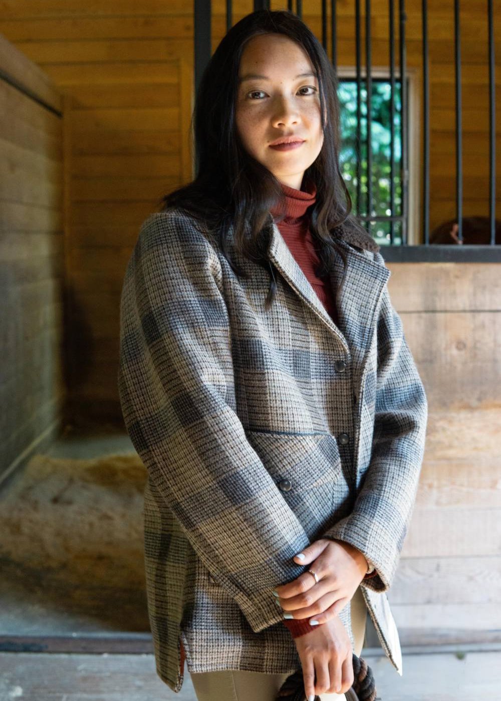 Hackney | Plaid Wool Chore Coat, Street_and_Saddle, local_plus_size_inclusive_ethical