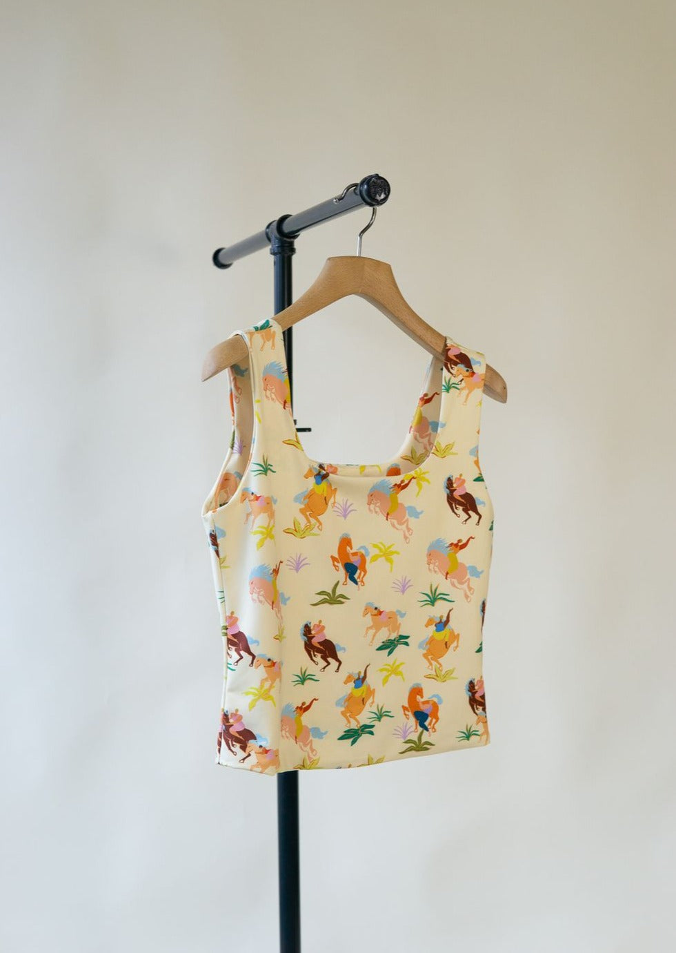Chatsworth | Horse Print Tank Top, Street_and_Saddle, local_plus_size_inclusive_ethical