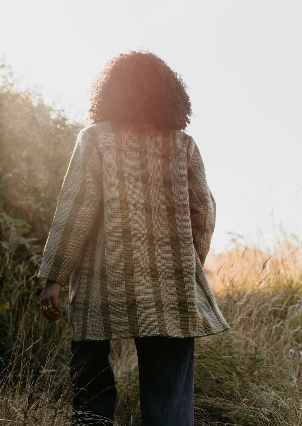 Suffolk Blazer | Plaid Wool Overcoat, Street_and_Saddle, local_plus_size_inclusive_ethical