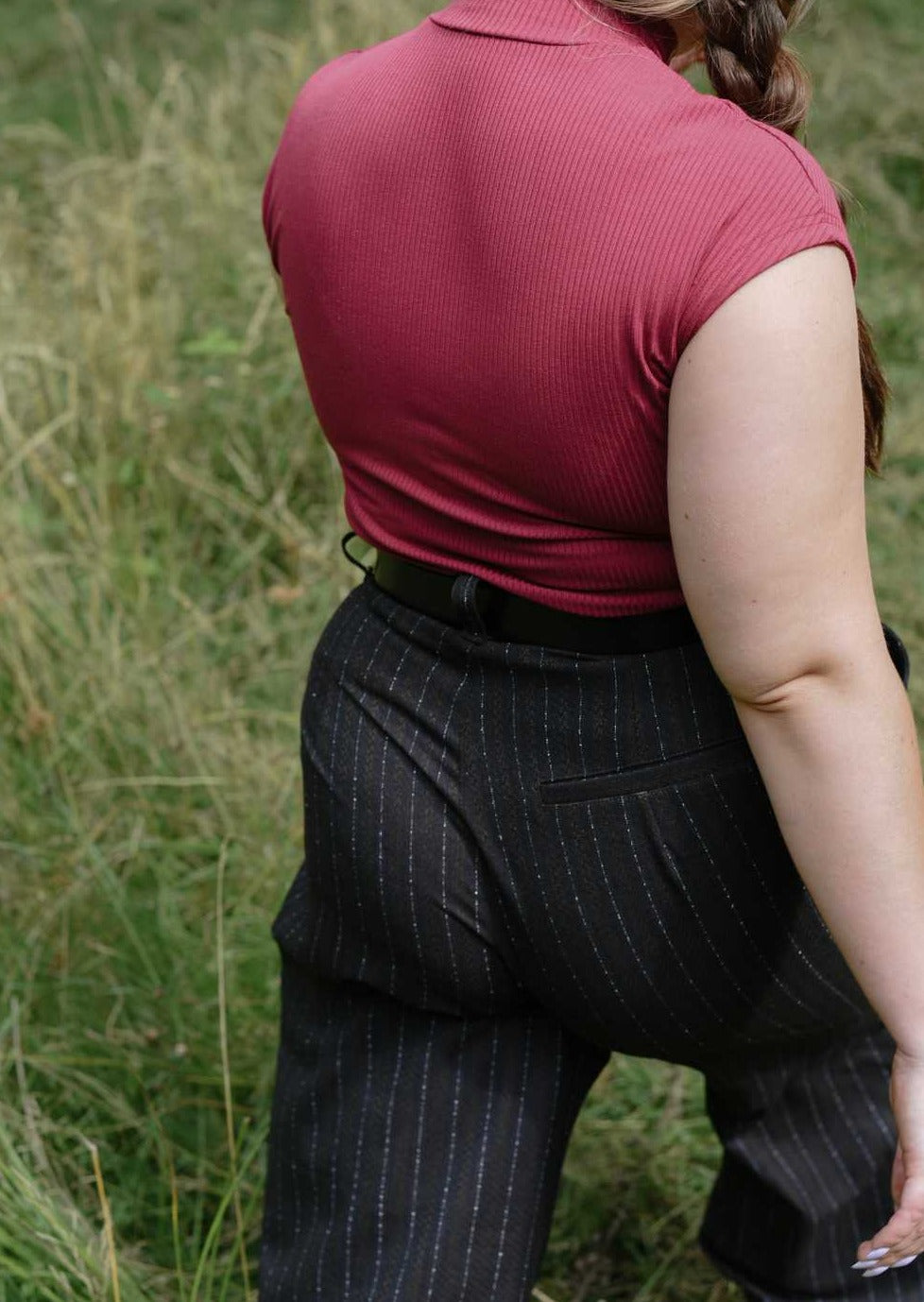 Hickstead Trouser | Wool High Rise Wide Leg Pleated Trouser, Street_and_Saddle, local_plus_size_inclusive_ethical